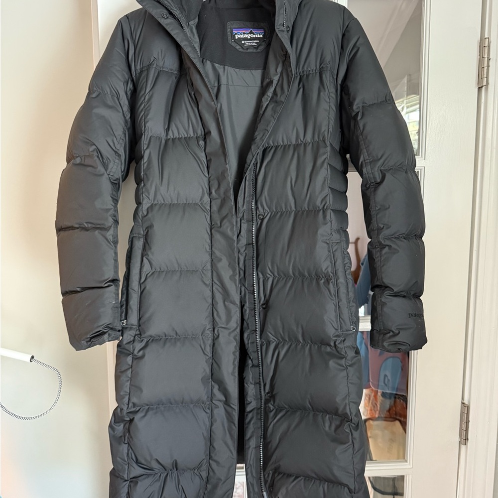 Patagonia Down With It Parka Black Puffer Coat